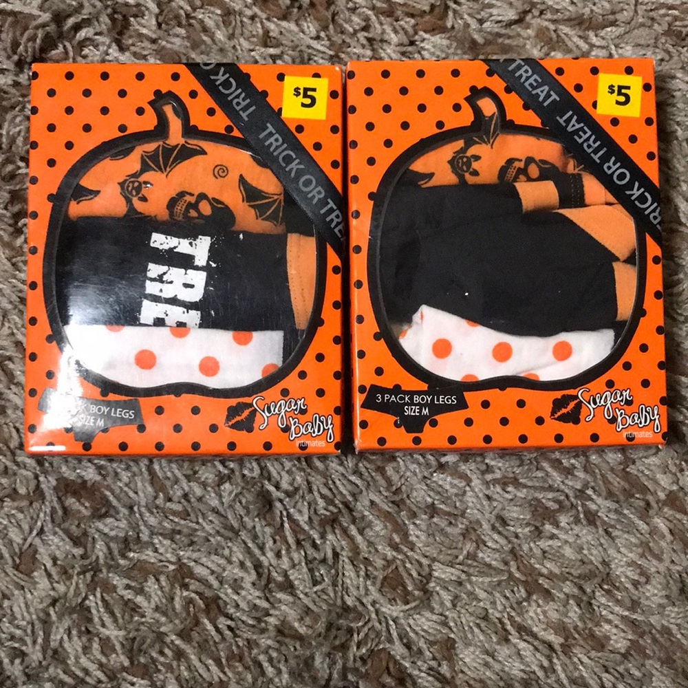 Sugar Baby Halloween underwear set of 3 (2 packs)